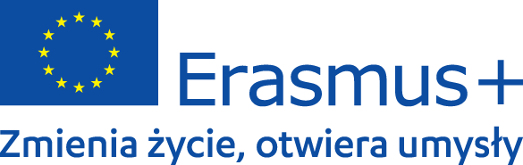 Konkurs na wyjazdy na praktyki w ramach programu Erasmus+ - obrazek przedstawia logotyp.