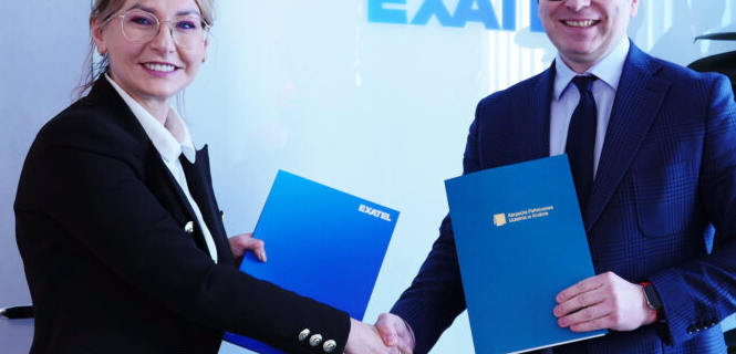 Szansa na rozwój dla naszych studentów – podpisanie umowy o współpracy z firmą EXATEL