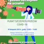 Punkt szczepień przeciw COVID-19 w KPU w Krośnie