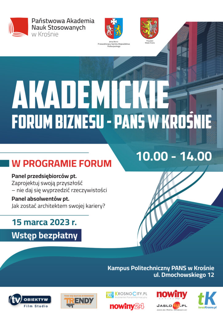 Plakat Akademickie Forum Biznesu